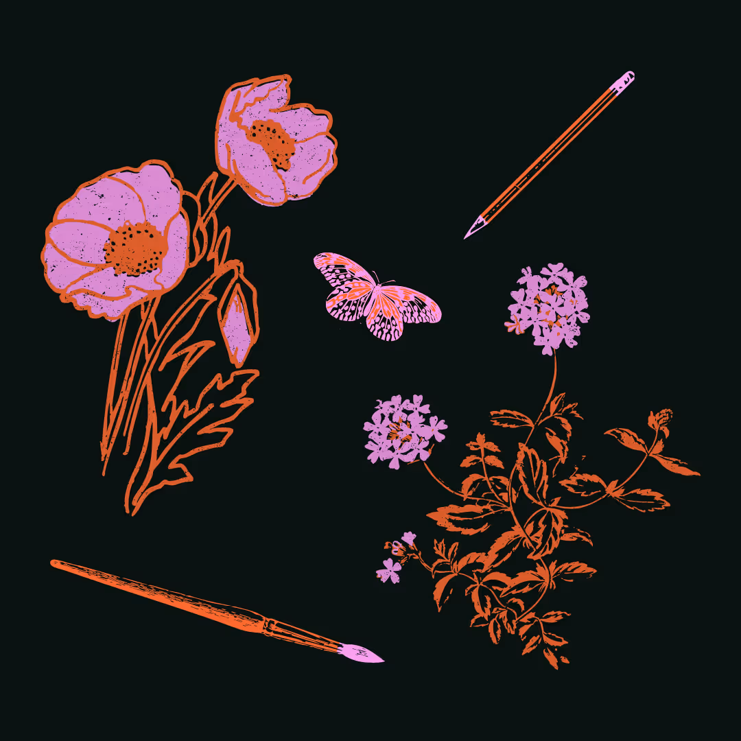 מלאכת מחשבת ✦ סדנת ציור פרחים וצמחי ארץ ישראל ✦