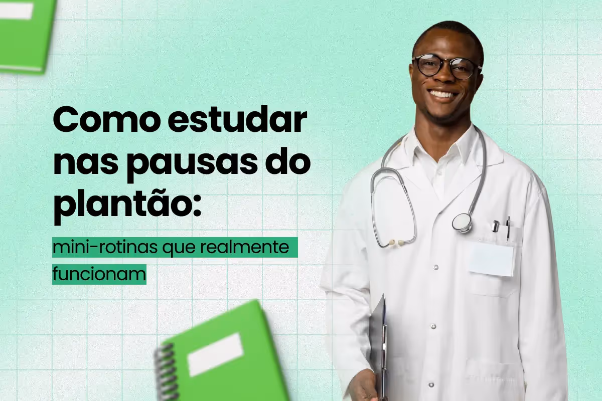 Estudar durante o plantão é possível: veja como organizar seu tempo