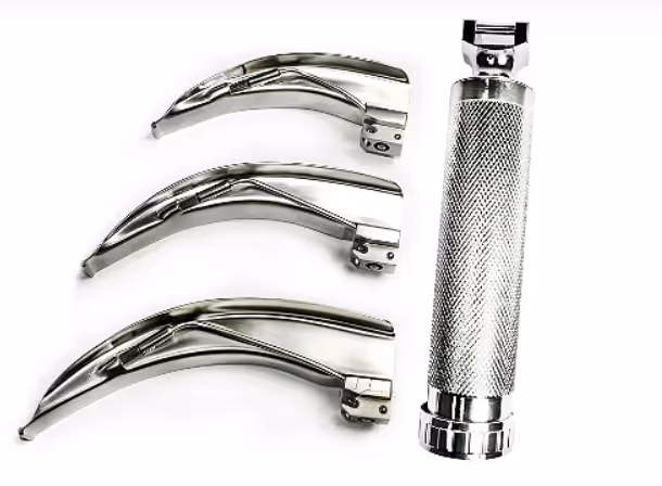 Kit Laringoscópio com diferentes tamanhos