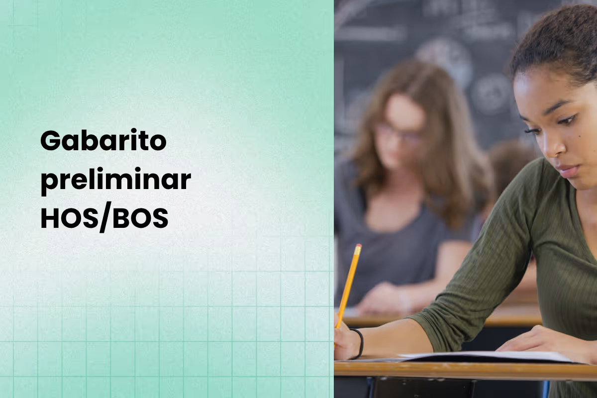 Gabarito preliminar HOS/BOS
