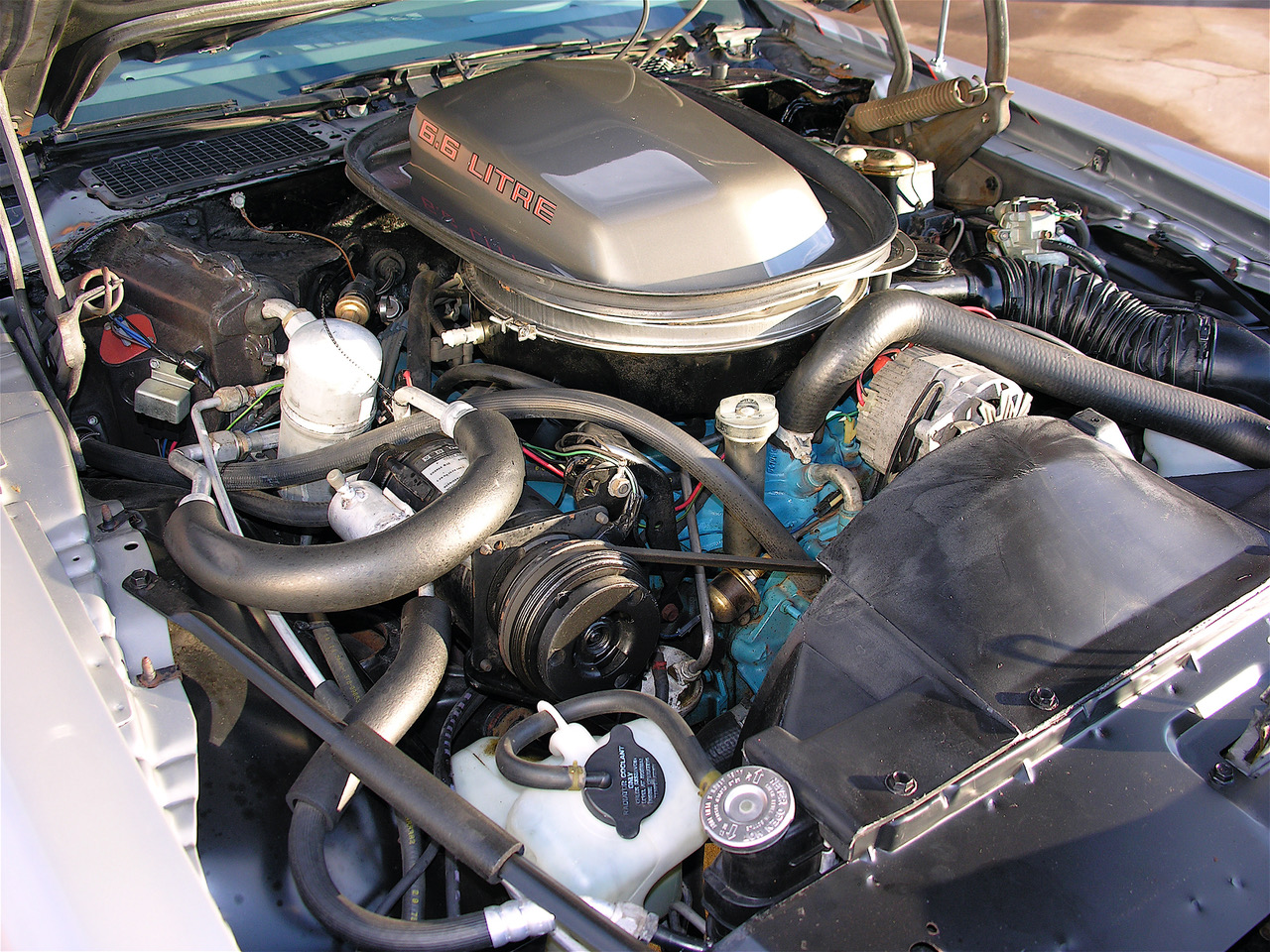 “6.6 LITRE” markings on the shaker