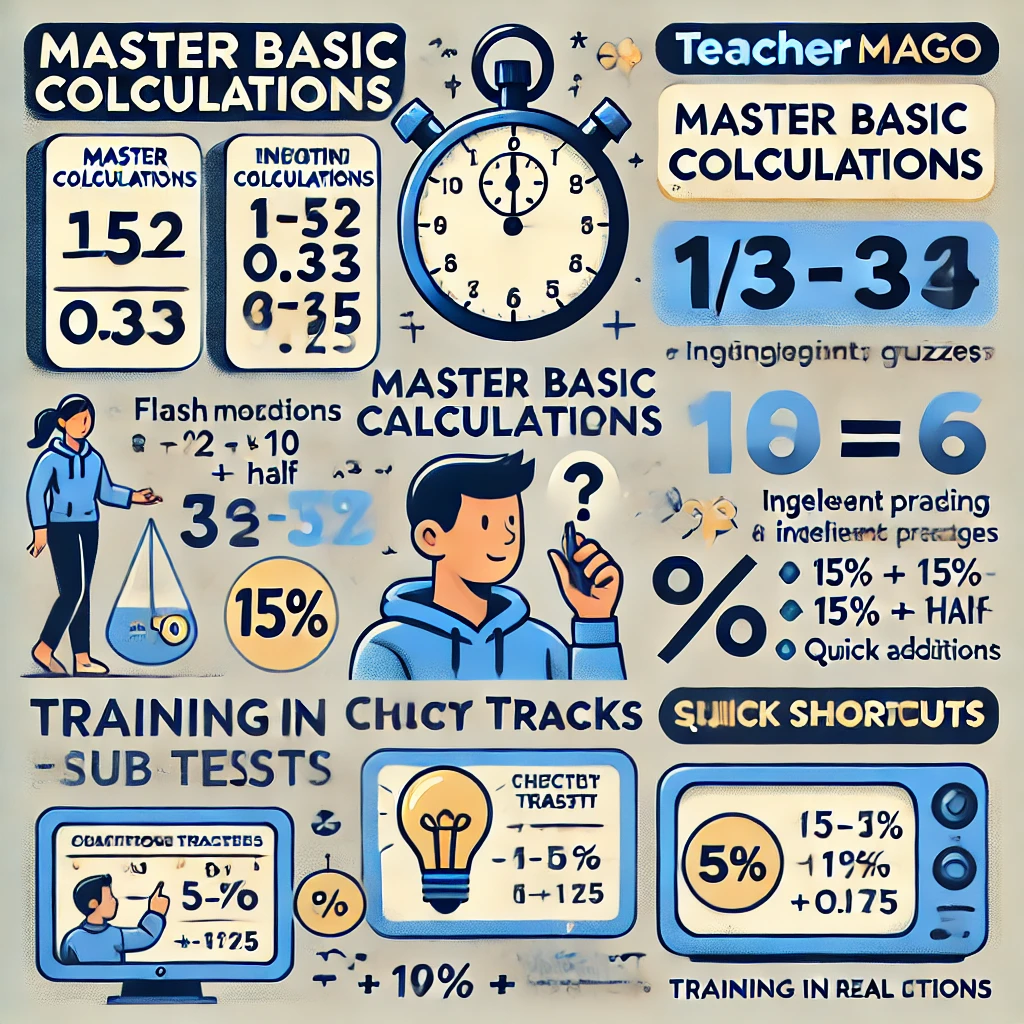 Astuces pour Maîtriser le Sous-Test Calcul du Tage Mage avec Teachero