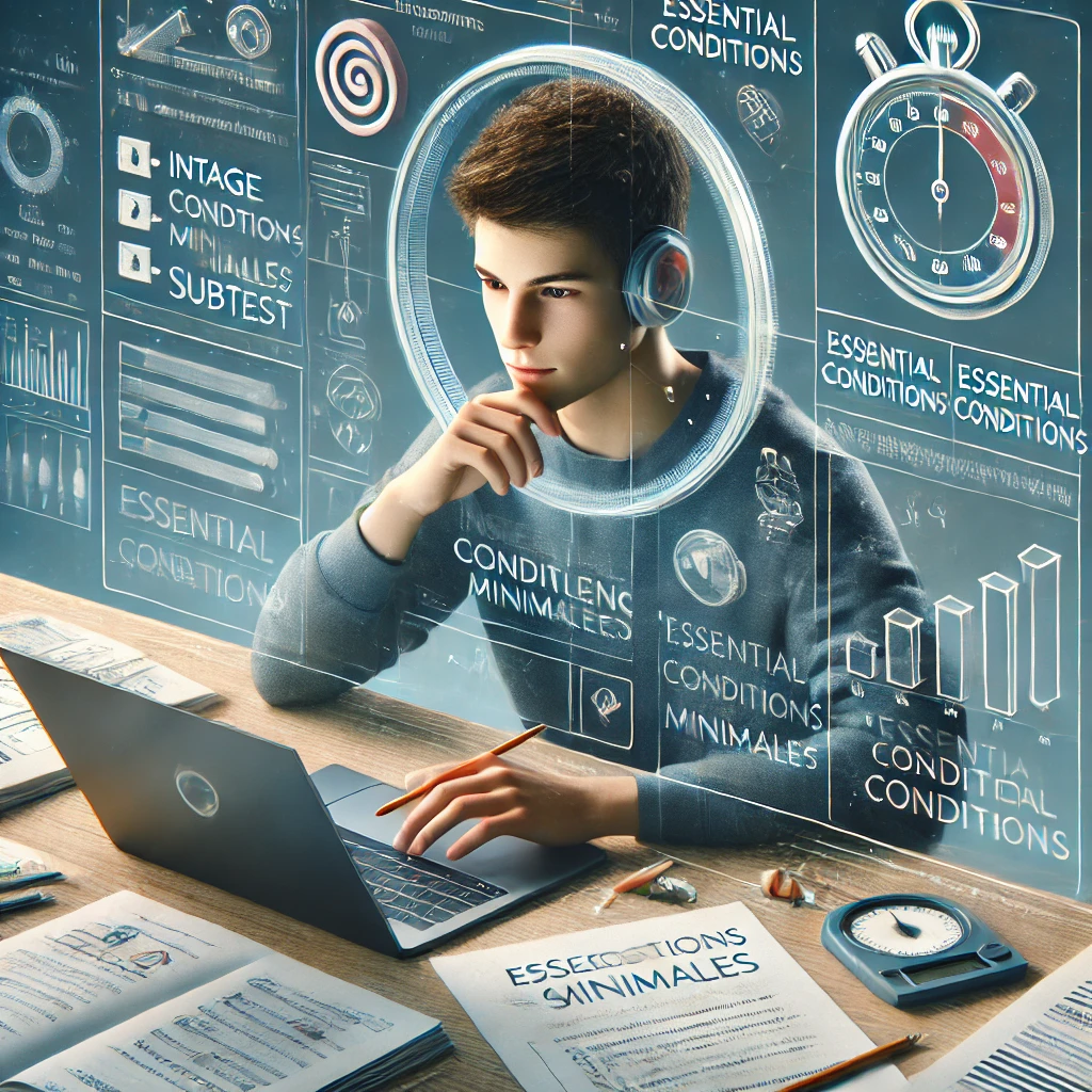 Définition et Objectifs du Sous-Test Conditions Minimales avec Teachero