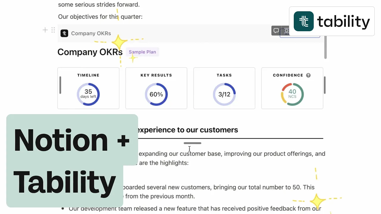 How to get OKRs in your Notion Pages