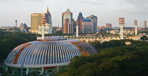 Bengaluru skyline in day time