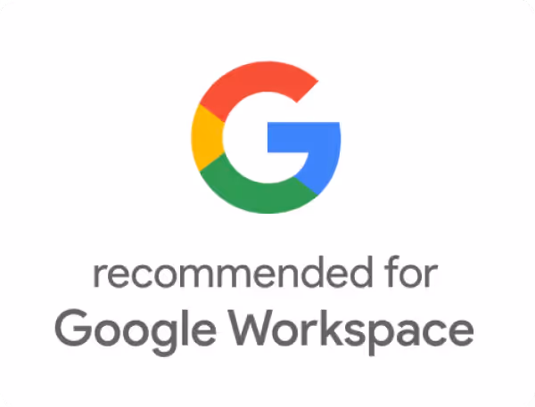 Google Workspace recommended