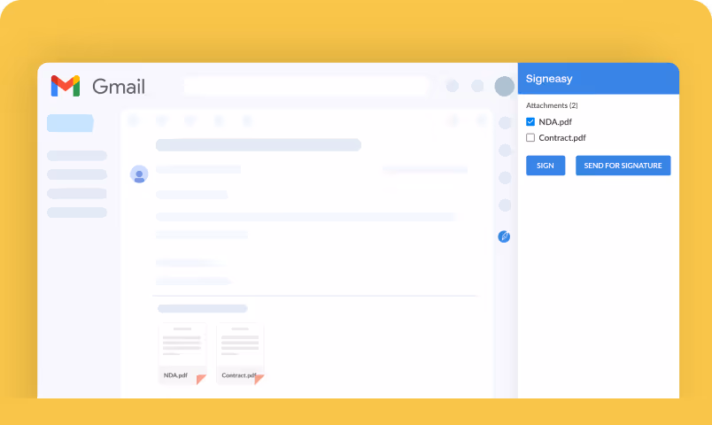 Send documents over email