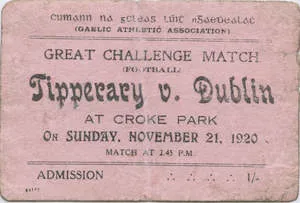 A DAY TO REMEMBER CUMANN NA GCLEAS LUITH NGAEDHEALACH [GAELIC ATHLETIC ASSOCIATION]