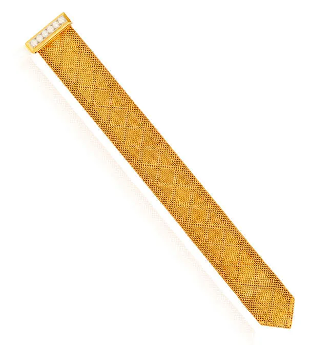 A DIAMOND JARRETIÈRE BRACELET, BY GAY FRÈRES FOR MELLERIO DITS MELLER, CIRCA 1950
