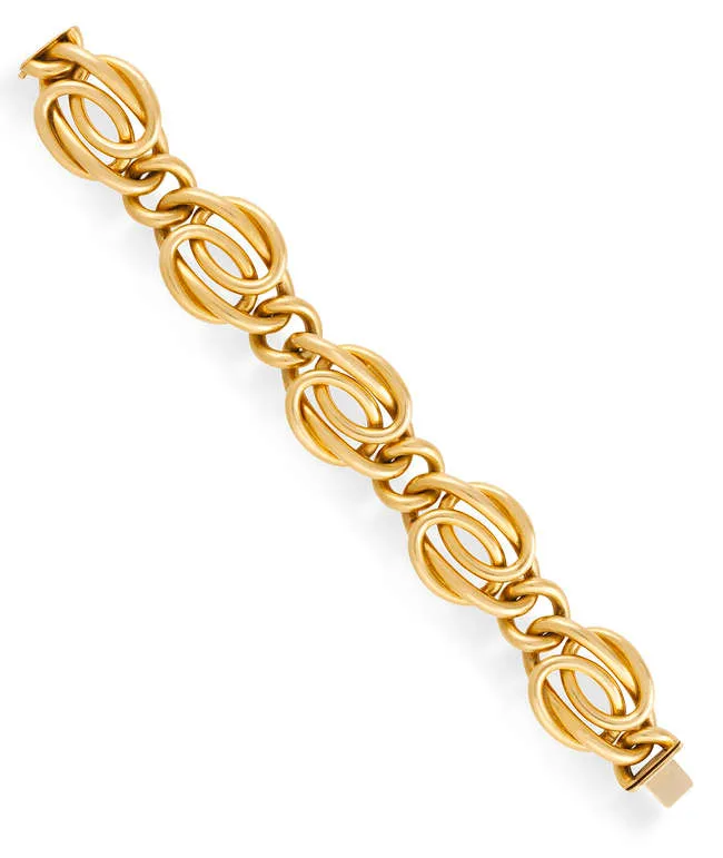 A GOLD BRACELET, BY WEINGRILL, CIRCA 1950
