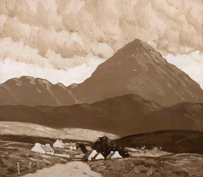 An Extremely Rare Monochrome Paul Henry comes for sale at Adam's