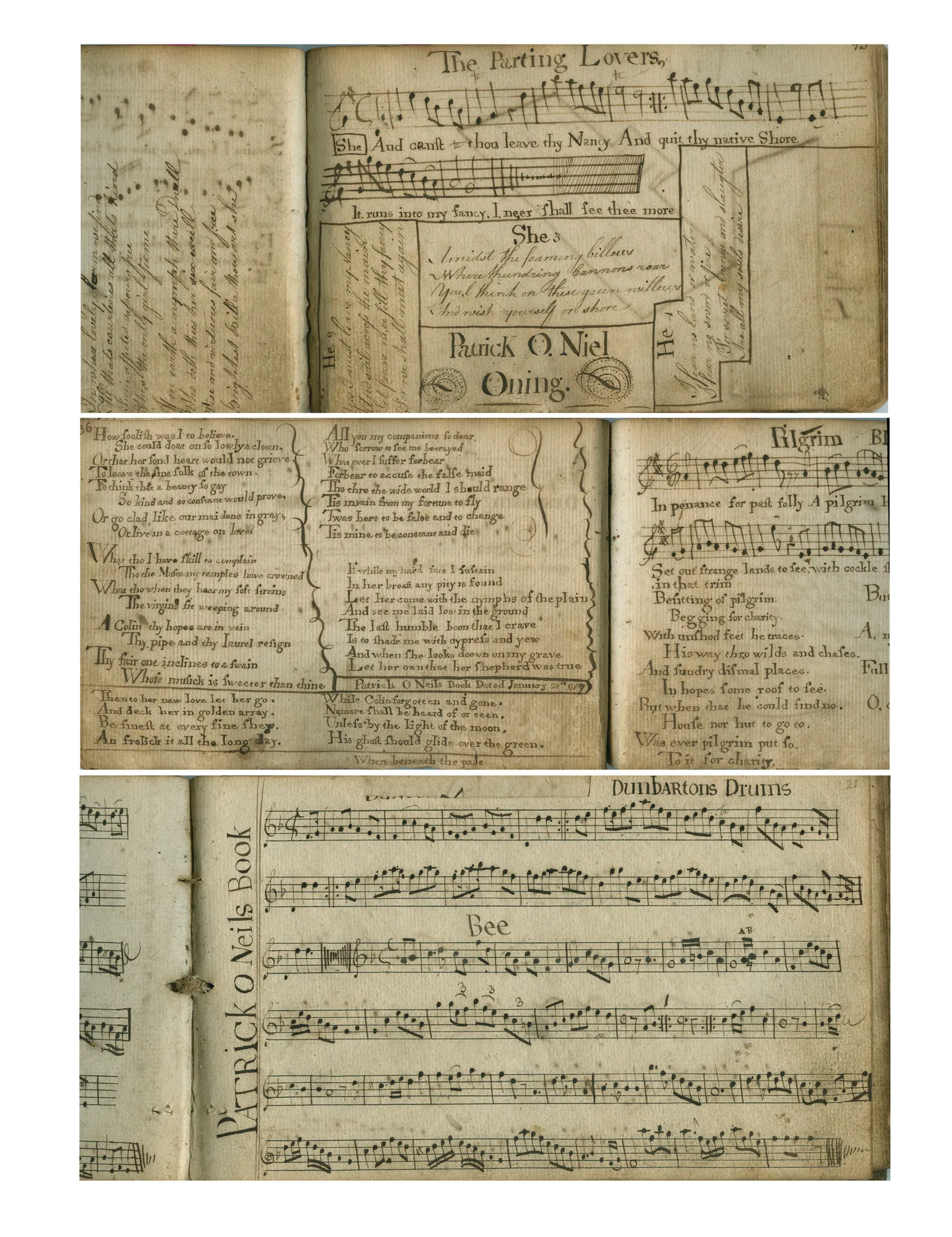 PADRAIG O NEILL (1765-1832) A VERY IMPORTANT COLLECTION OF (MAINLY) IRISH TRADITIONAL MUSIC