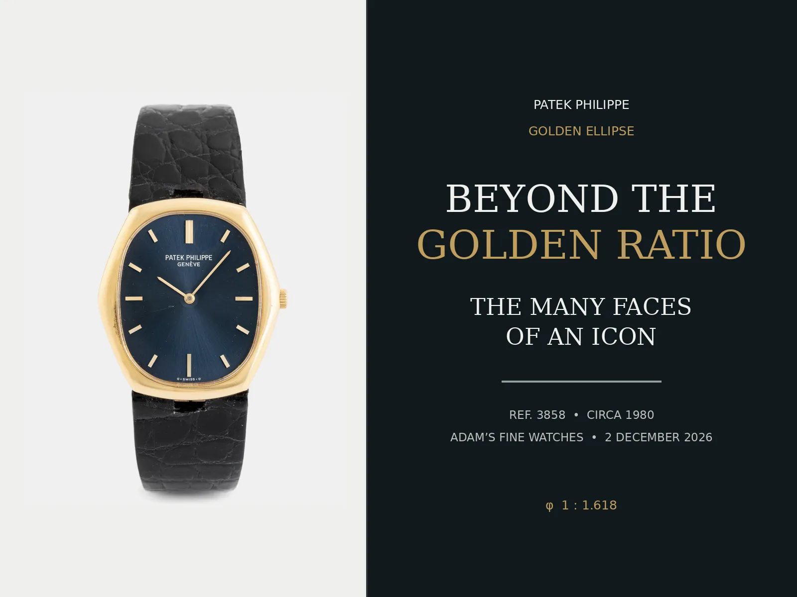 Beyond the Golden Ratio: The Many Faces of Patek Philippe’s Golden Ellipse