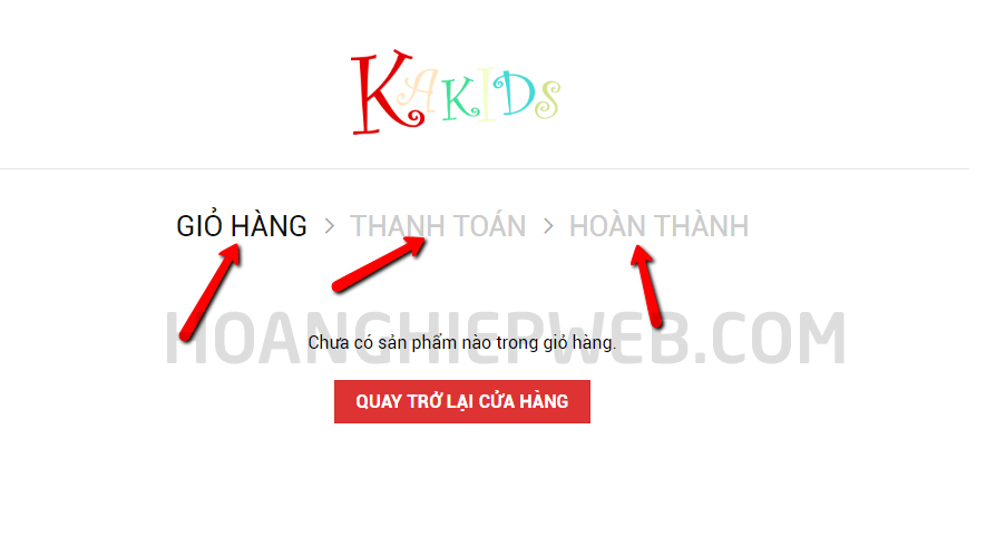 việt hóa giỏ hàng thanh toán trên flatsome