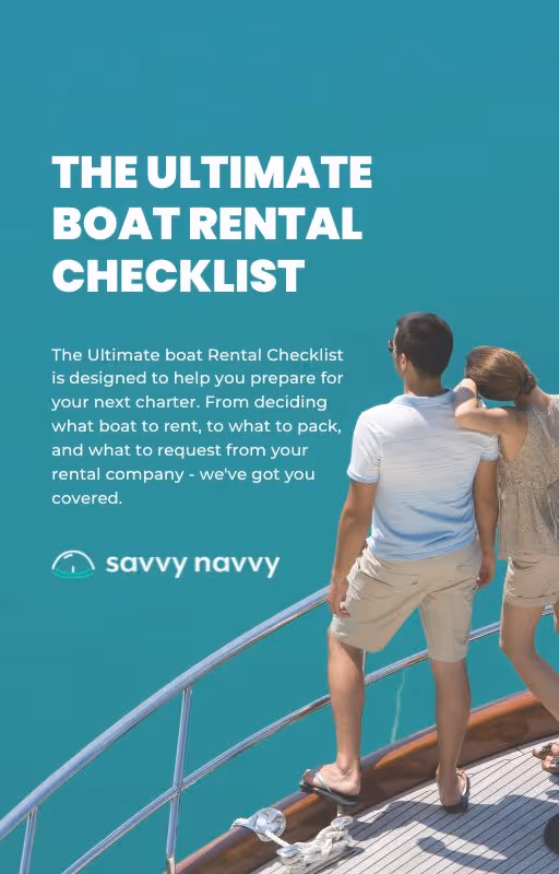 The ultimate boat rental checklist from savvy navvy