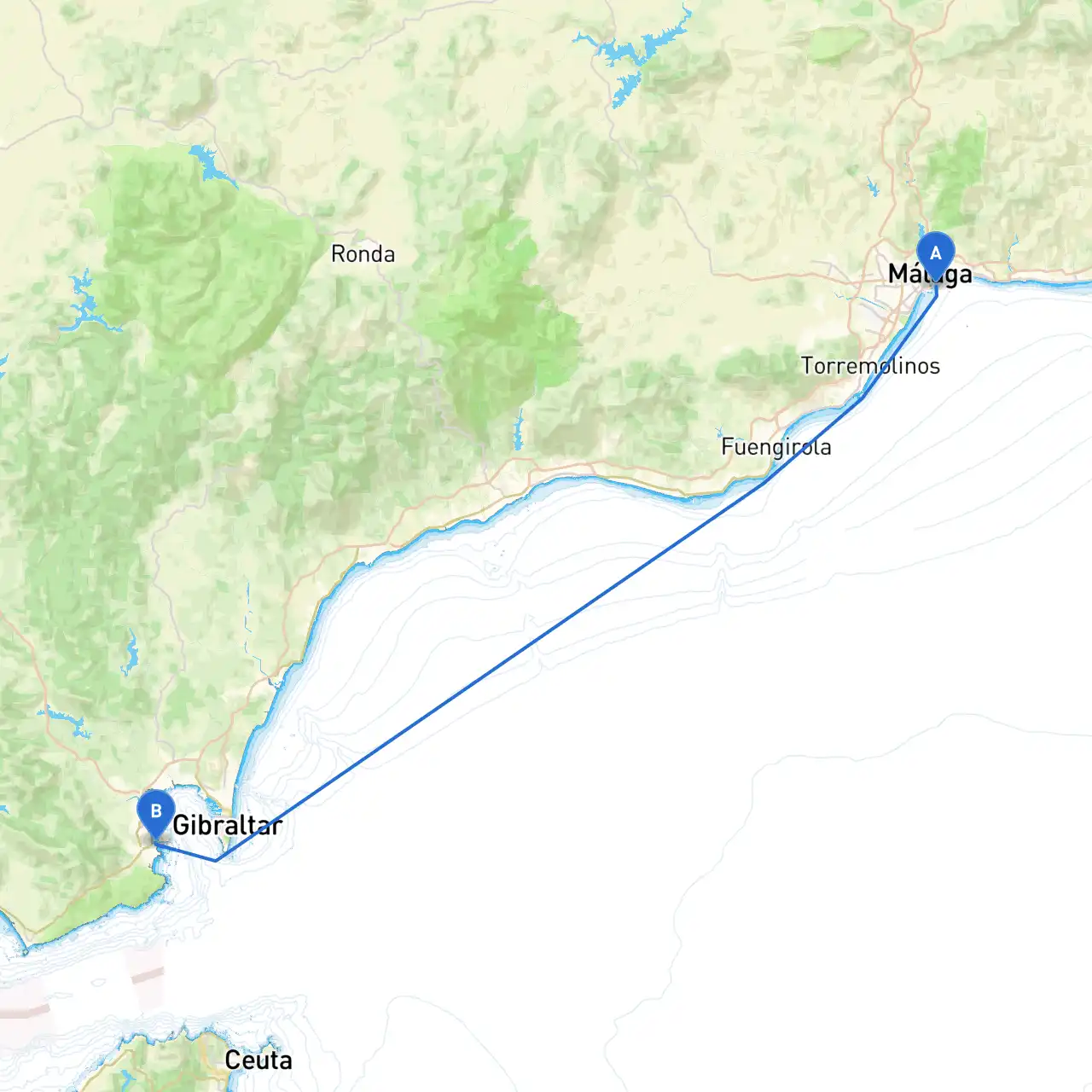 Malaga to Algeciras