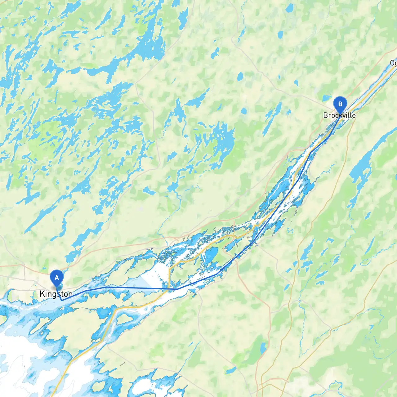 Kingston to Brockville