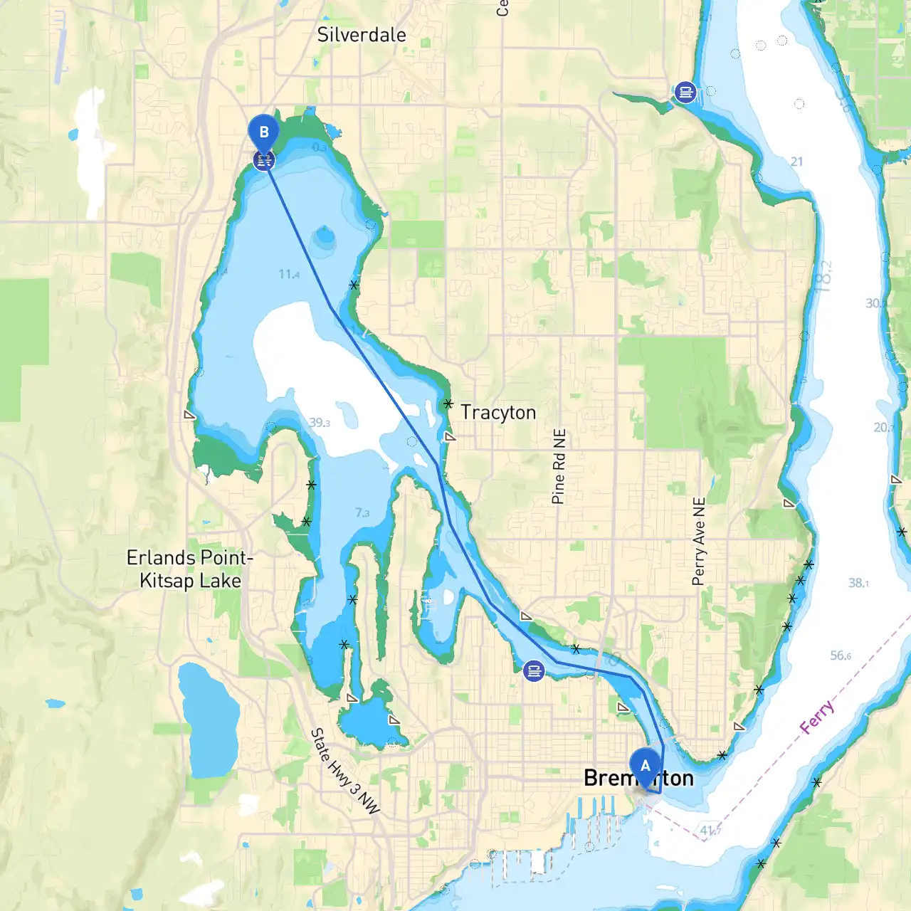 Bremerton to Silverdale