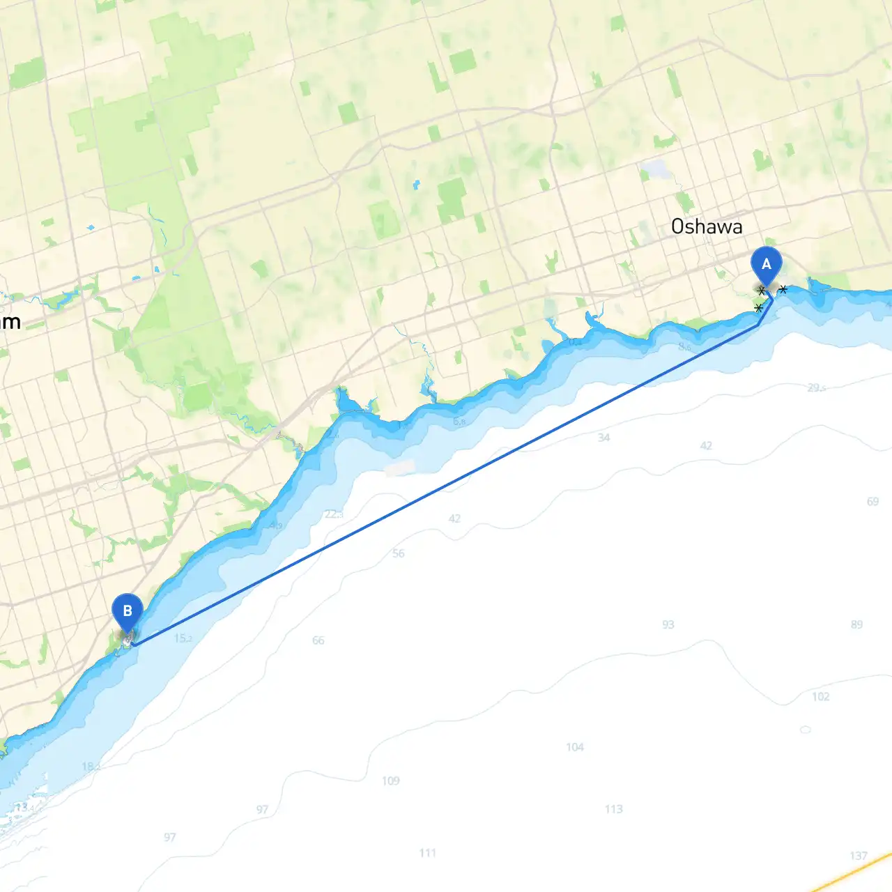 Oshawa to Scarborough