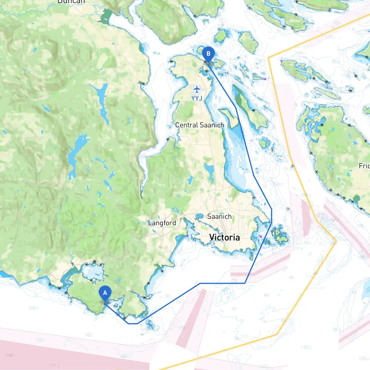 Sooke to North Saanich