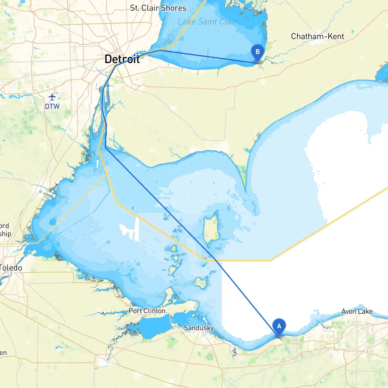 Vermilion to Tilbury