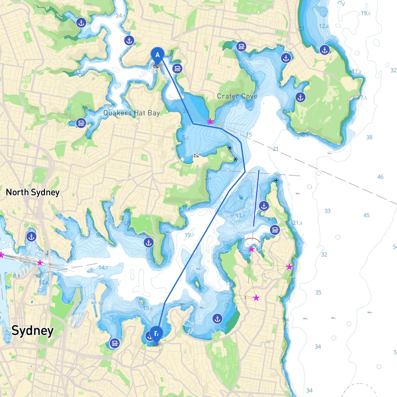 Mosman to Double Bay