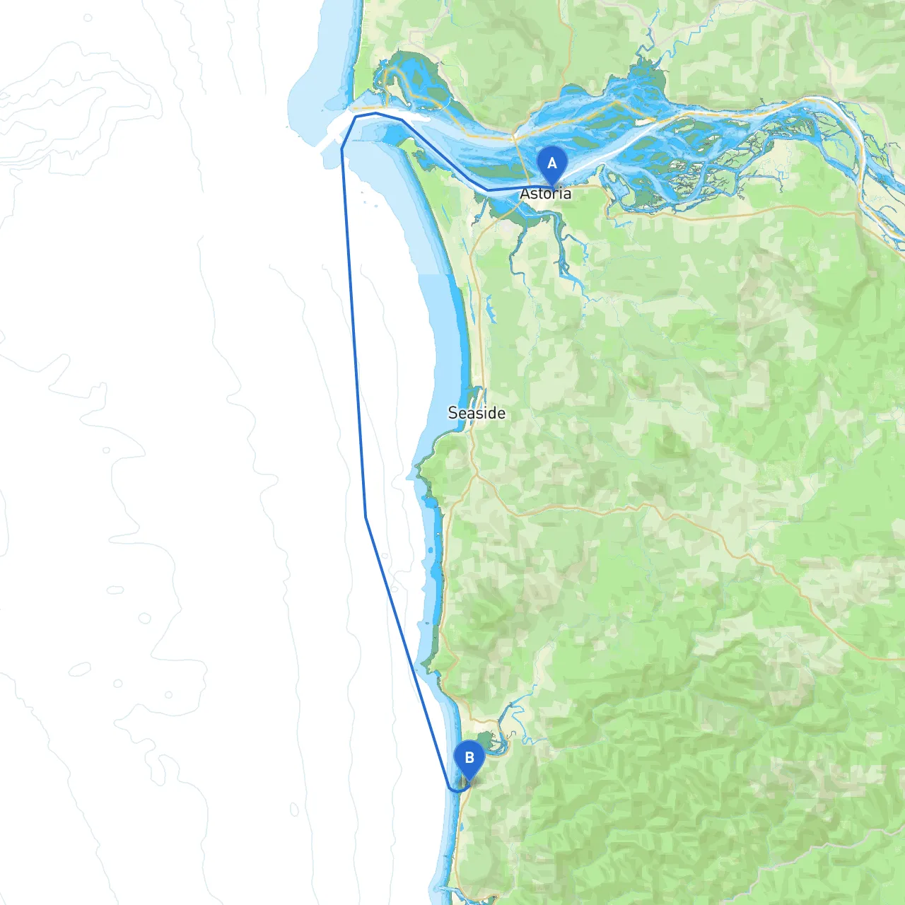 Astoria to Rockaway Beach