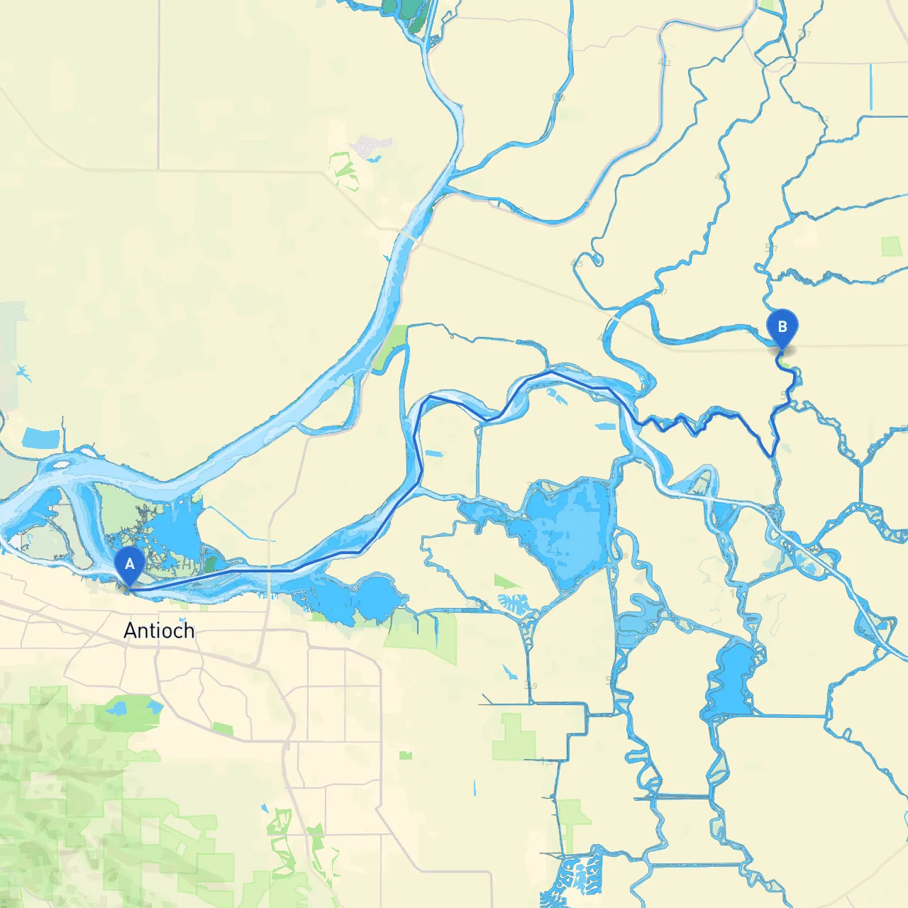 Antioch to Lodi