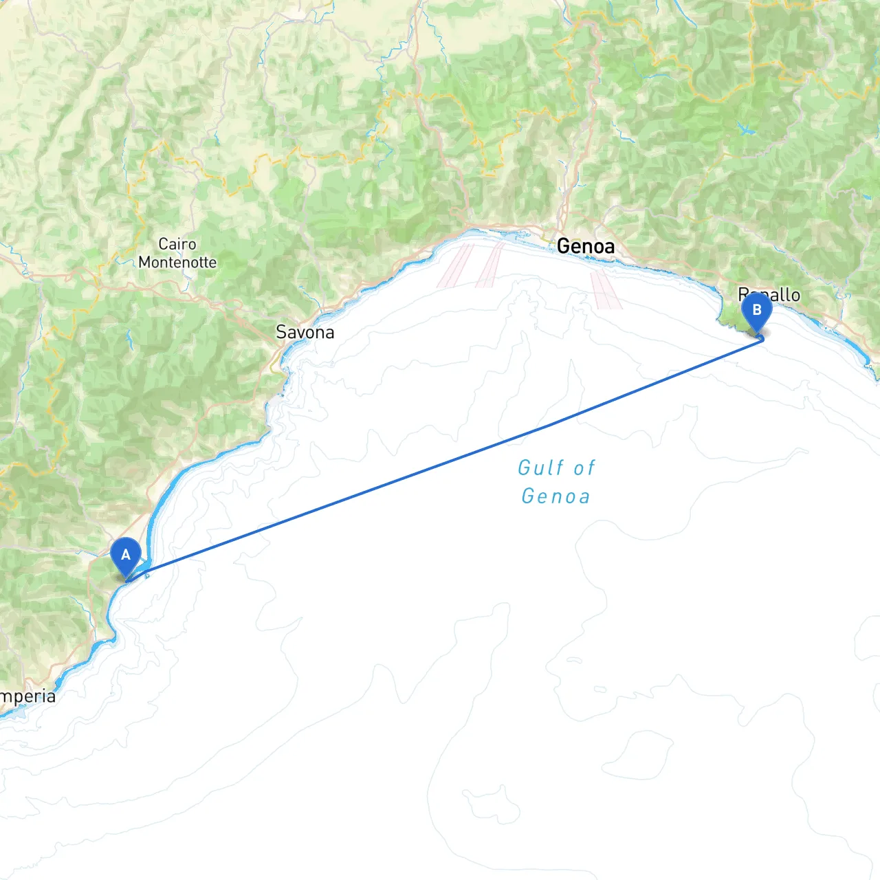 Alassio to Portofino