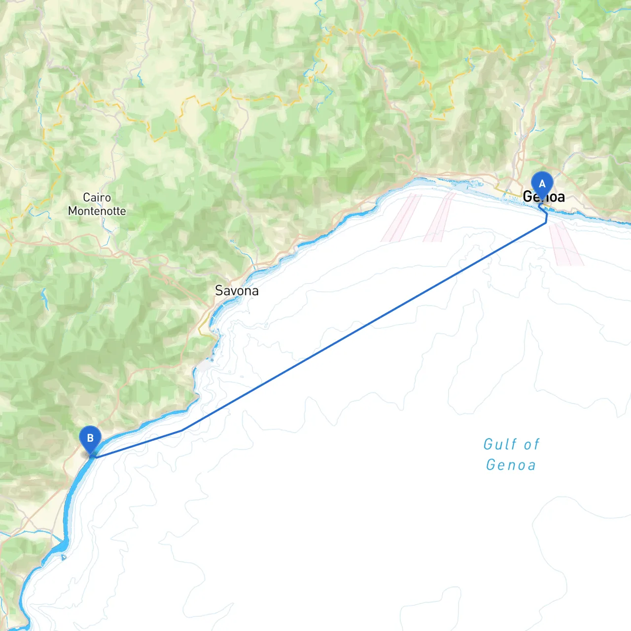 Genoa to Loano