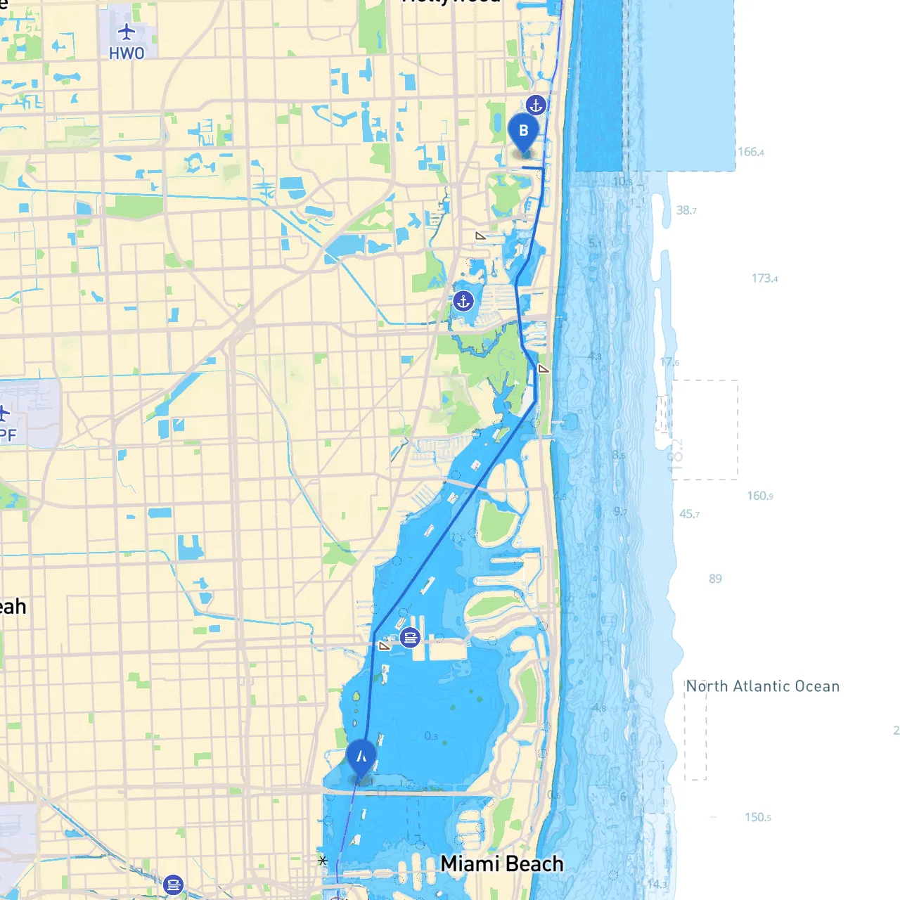 Miami to Aventura
