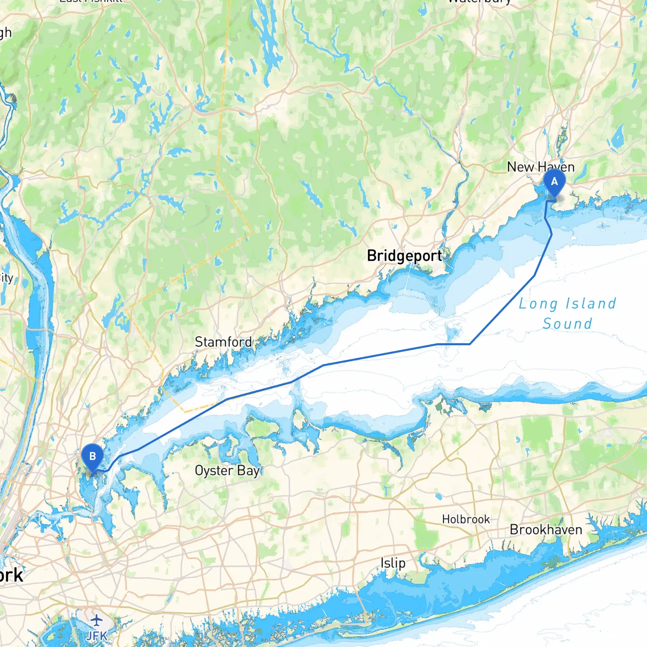 New Haven to Bronx