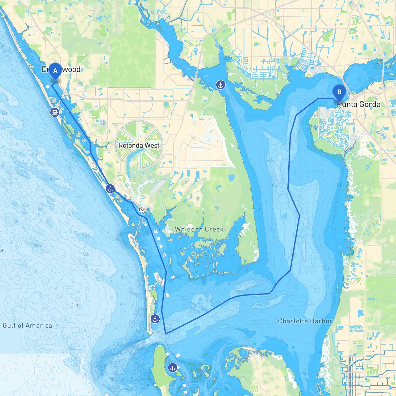 Englewood to Punta Gorda