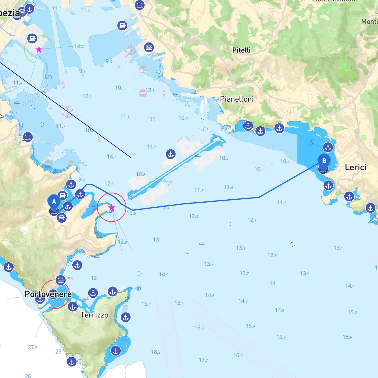 Portovenere to Lerici