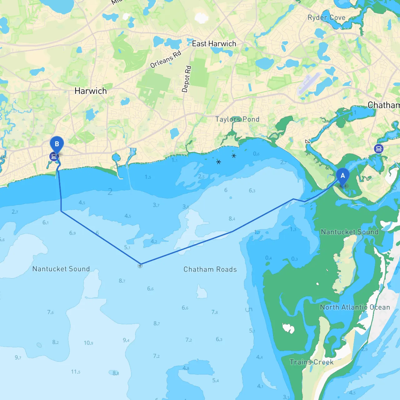 Chatham to Harwich