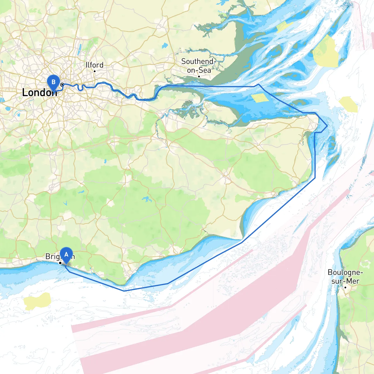 Brighton to Fulham