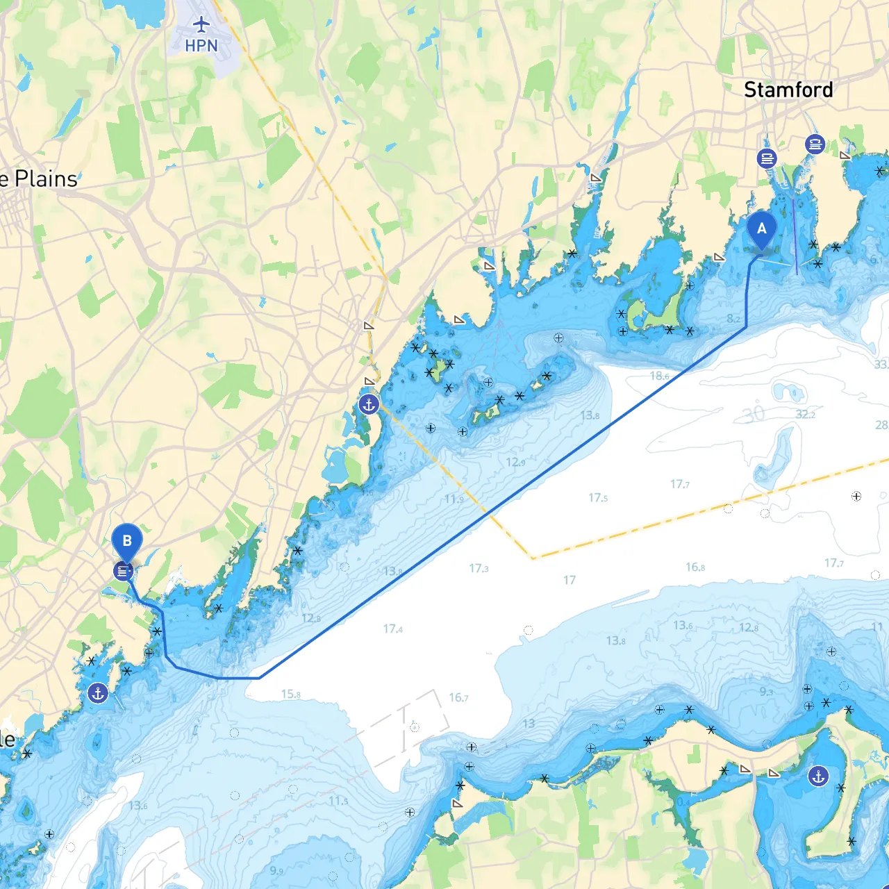 Stamford to Mamaroneck
