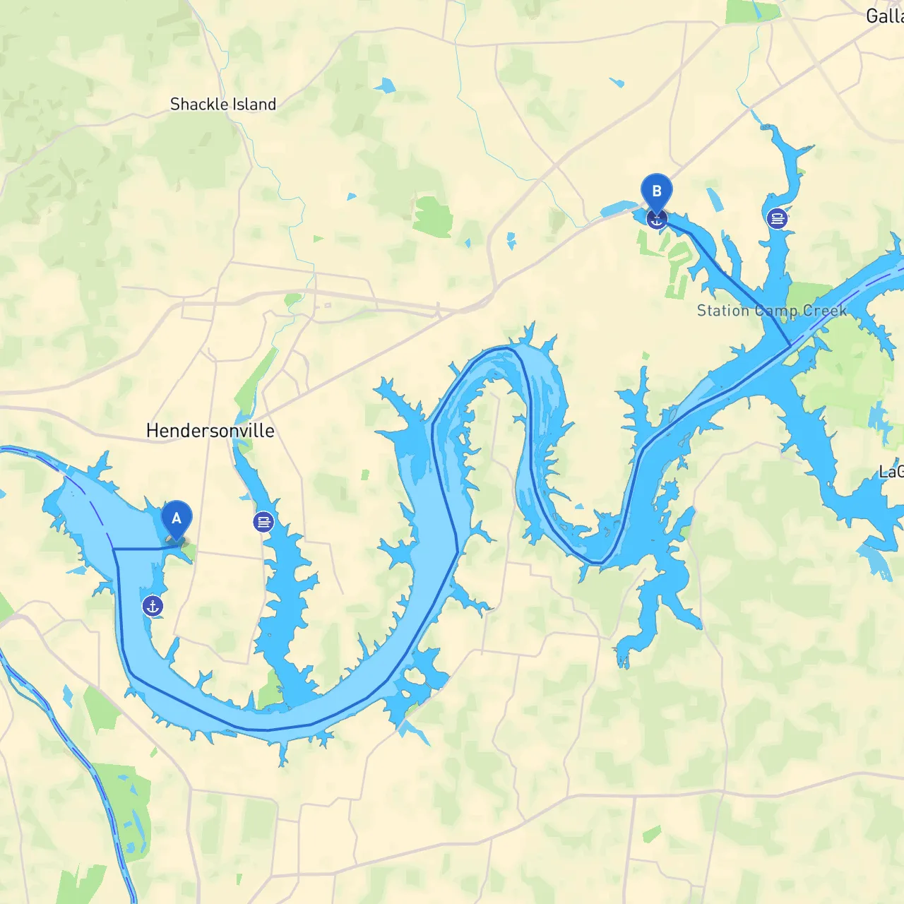 Hendersonville to Gallatin