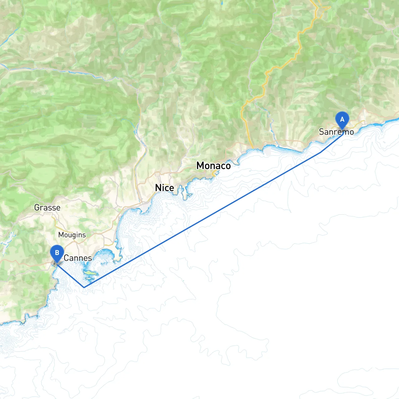 Sanremo to Cannes