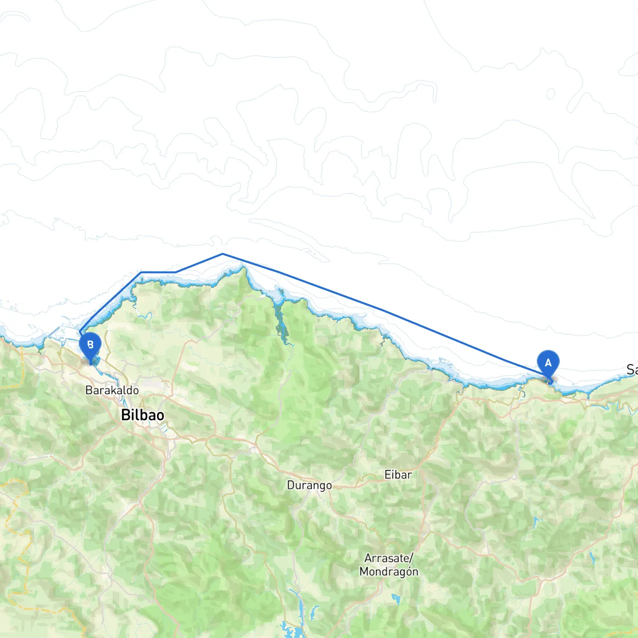 Getaria to Bilbao