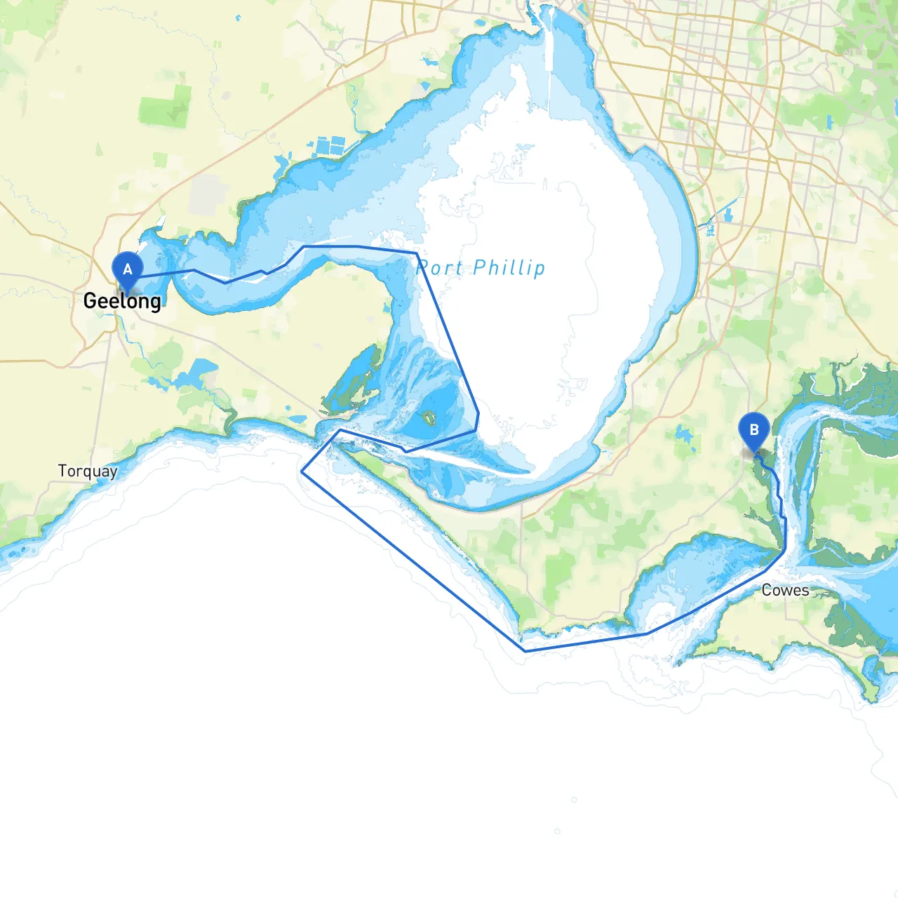 Geelong to Hastings