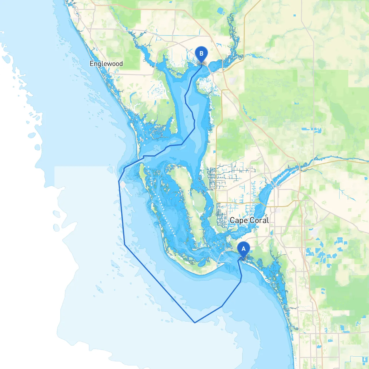 Fort Myers Beach to Port Charlotte