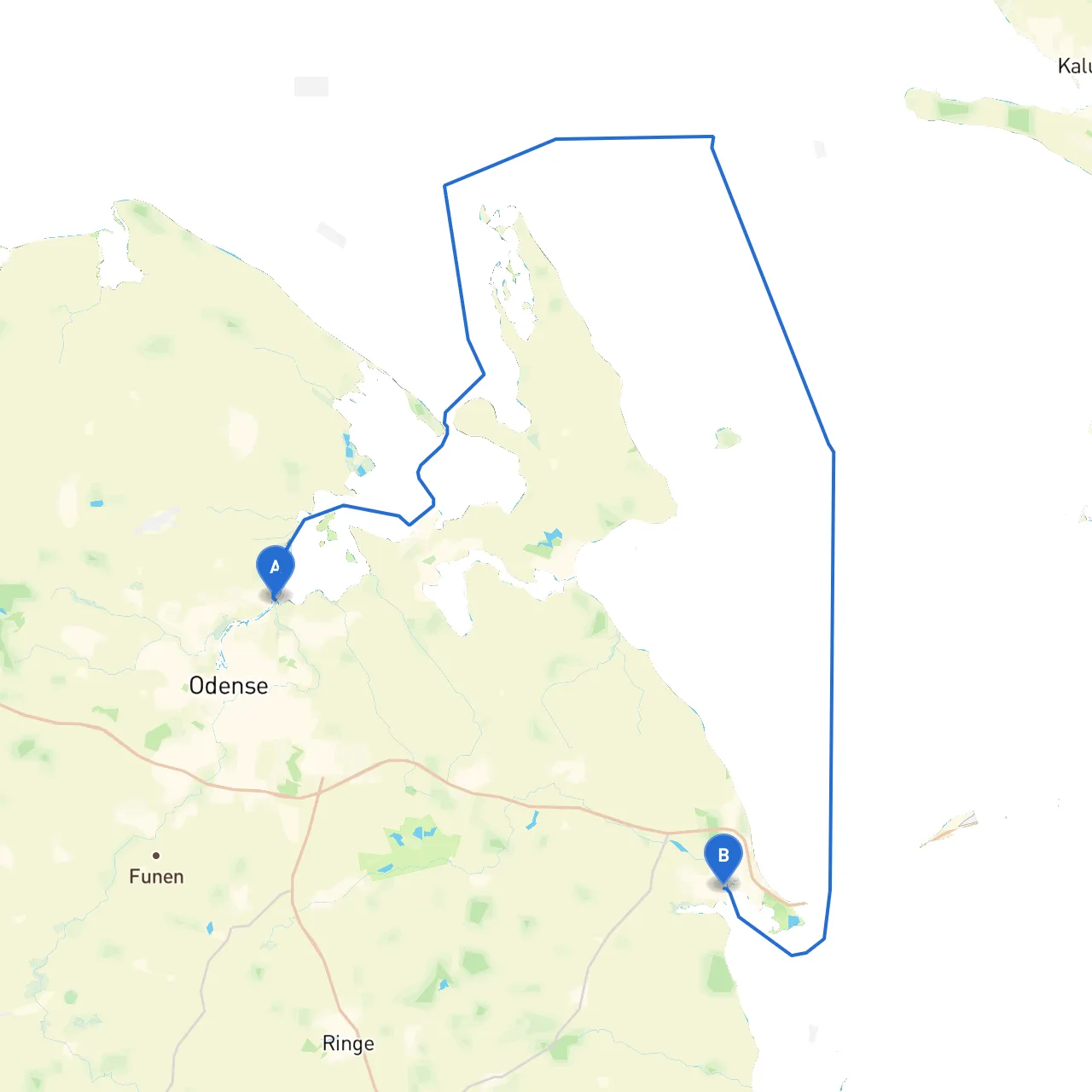 Odense to Nyborg