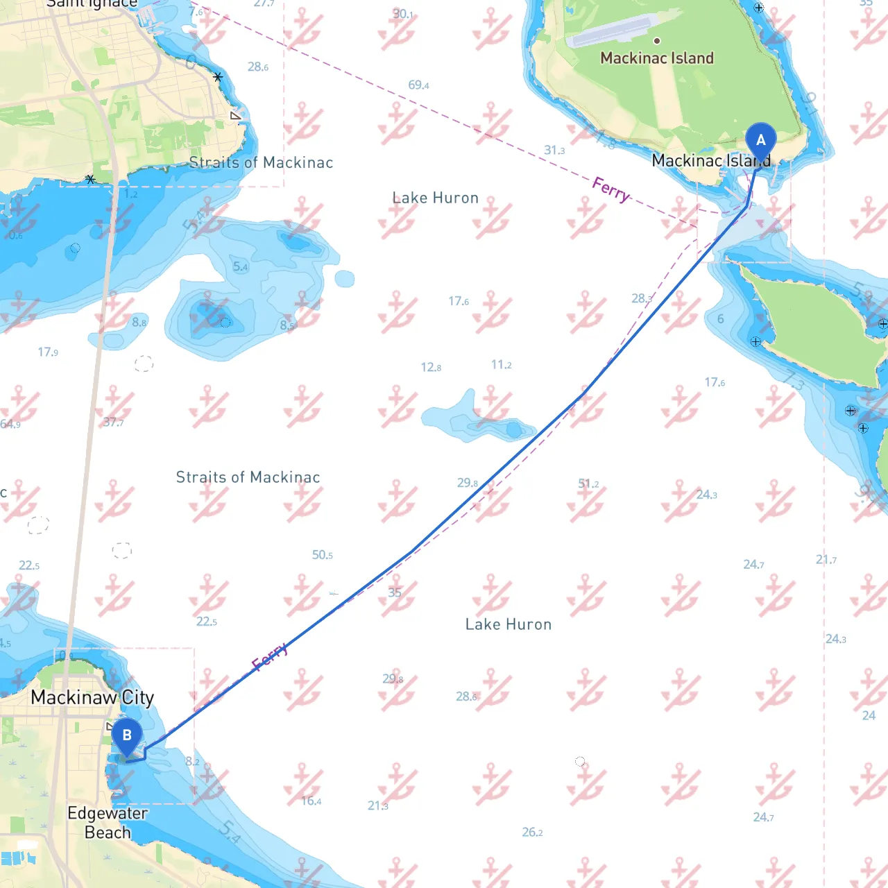 Mackinac Island to Mackinaw City