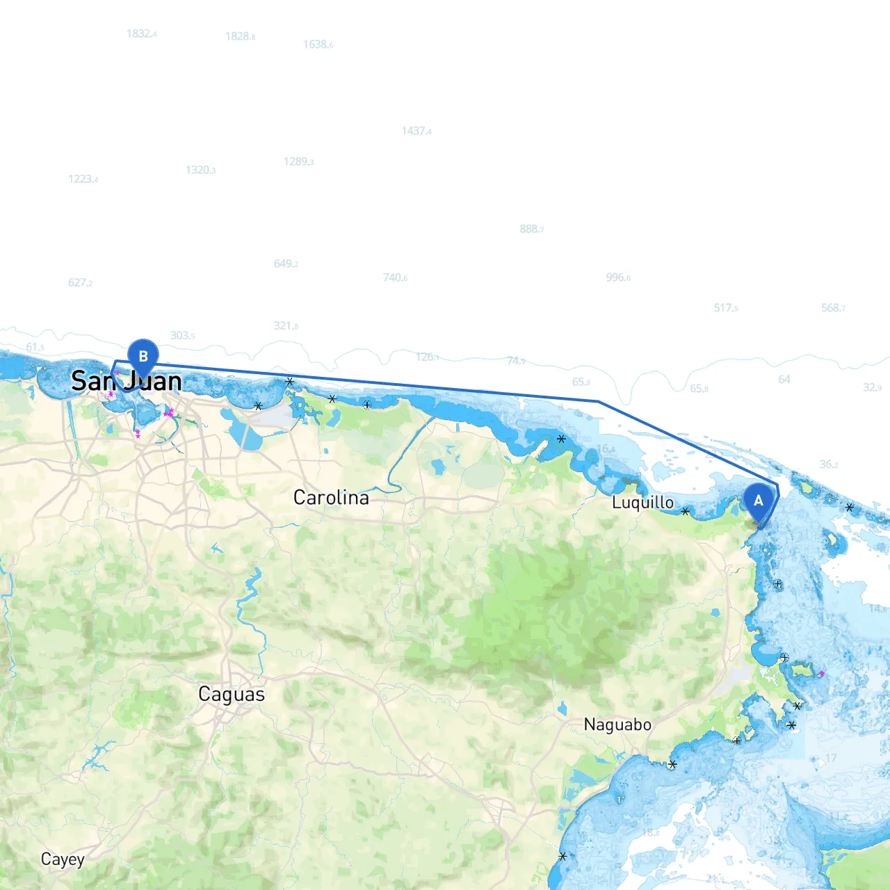 Fajardo to San Juan