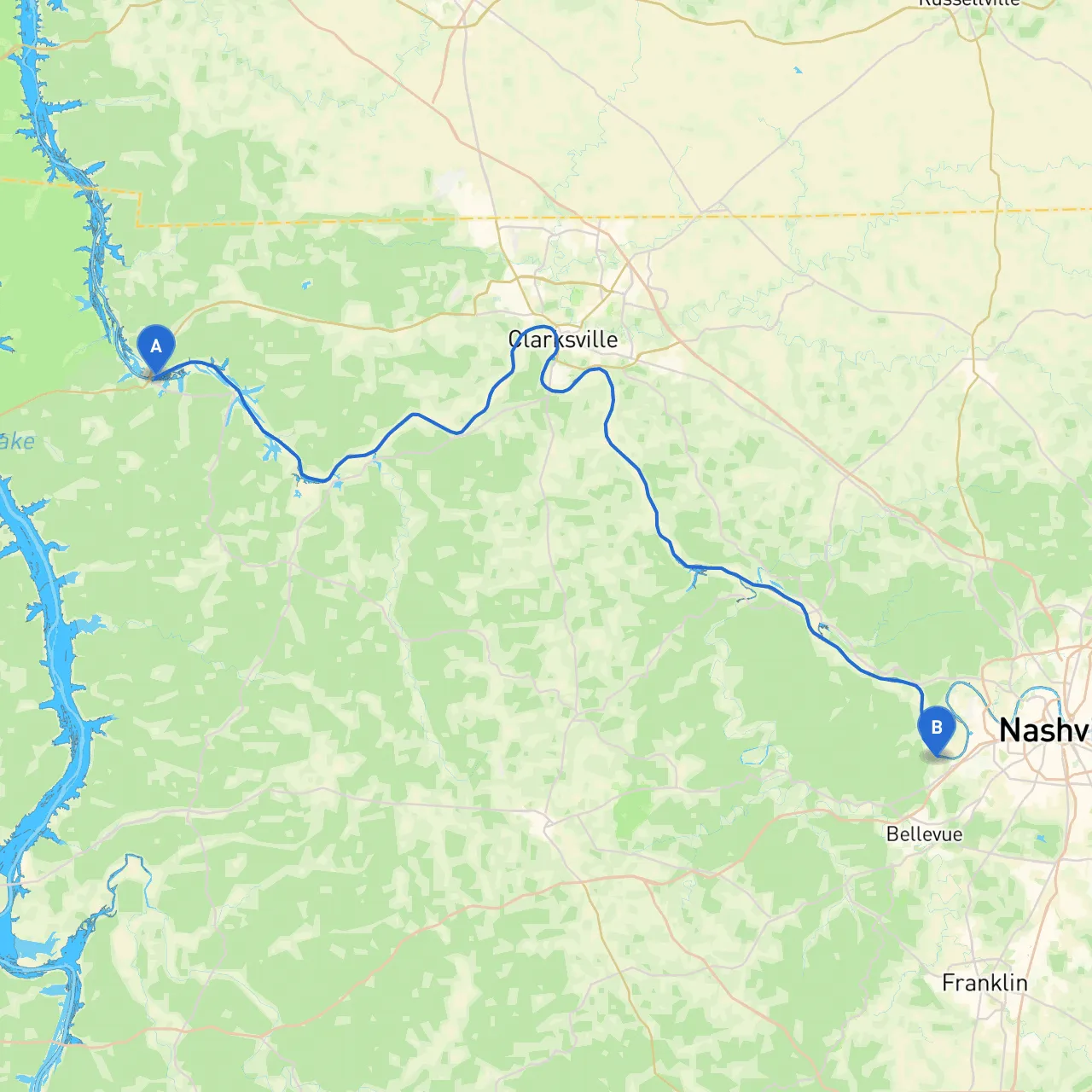 Dover to Nashville