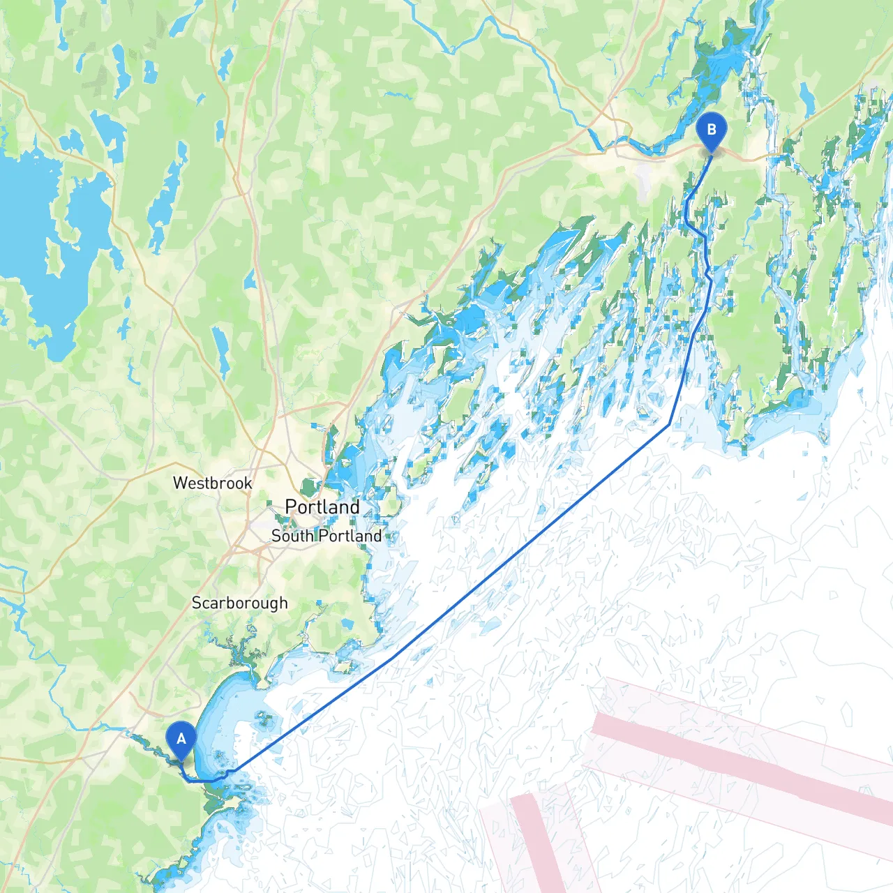 Saco to Brunswick