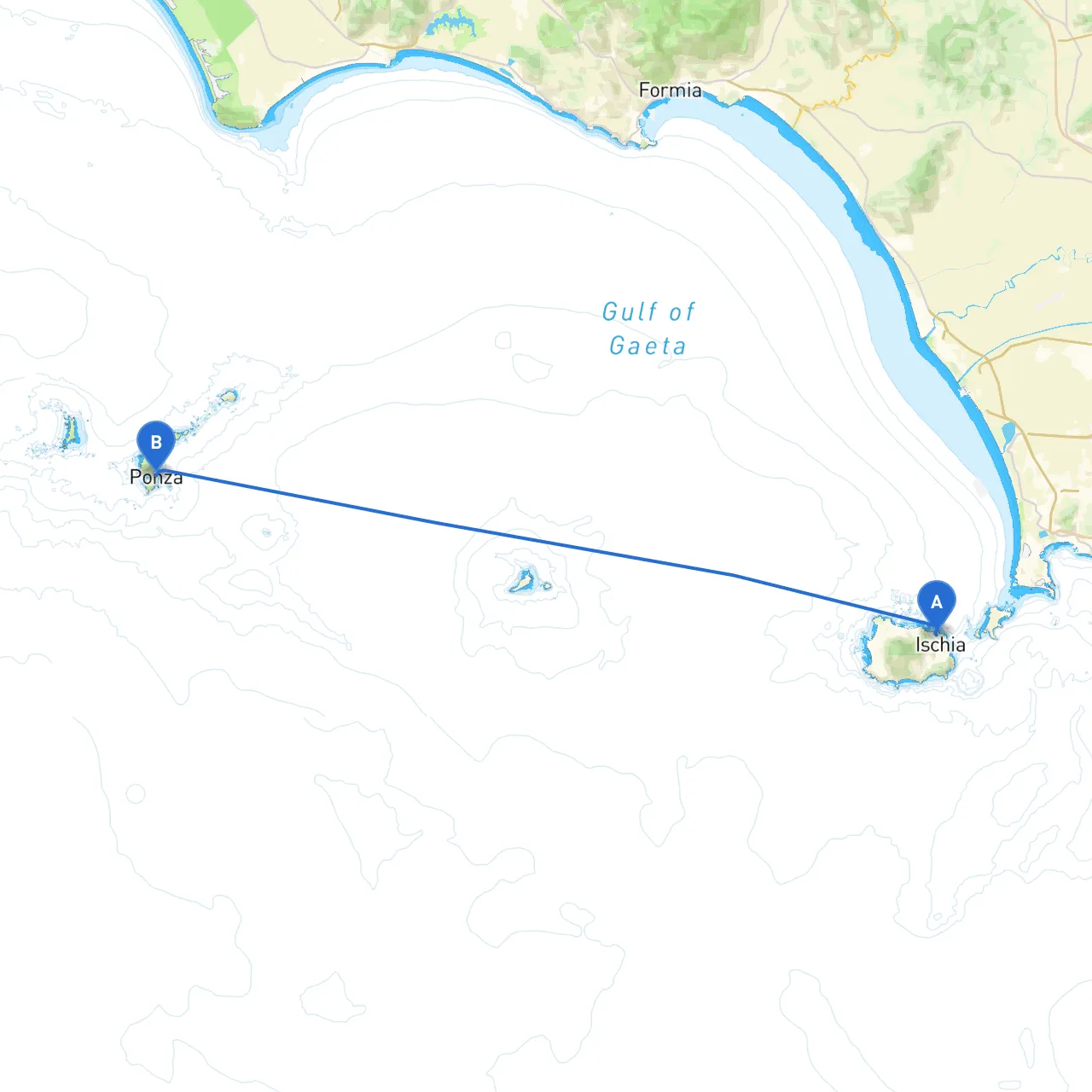 Ischia to Ponza