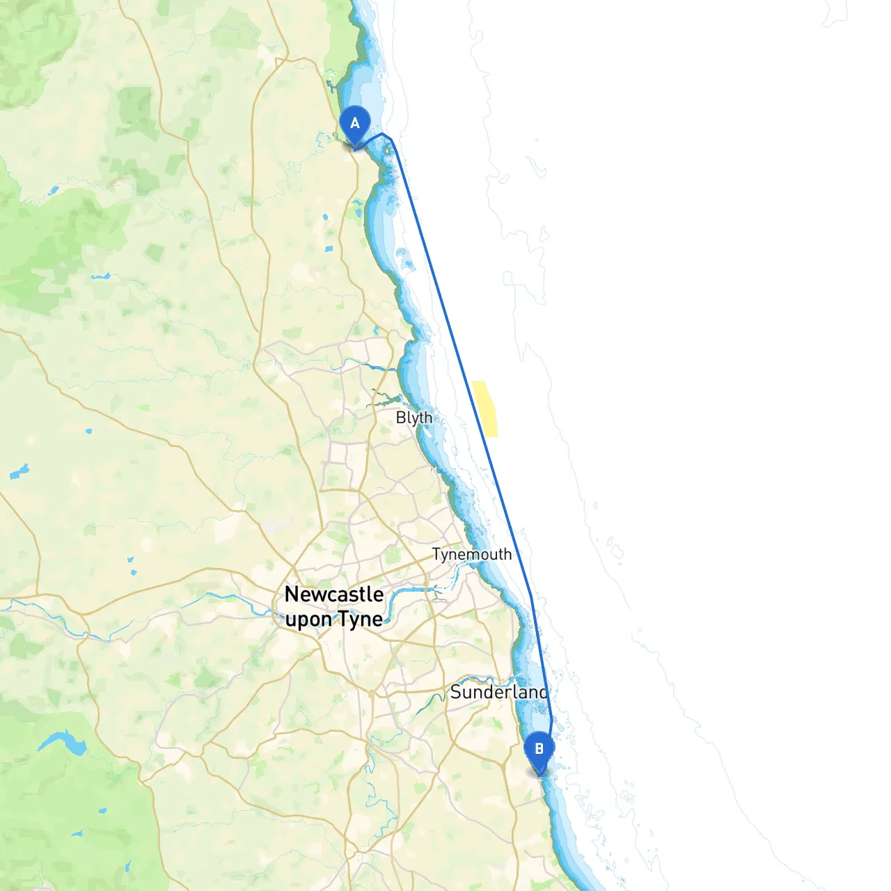 Morpeth to Seaham