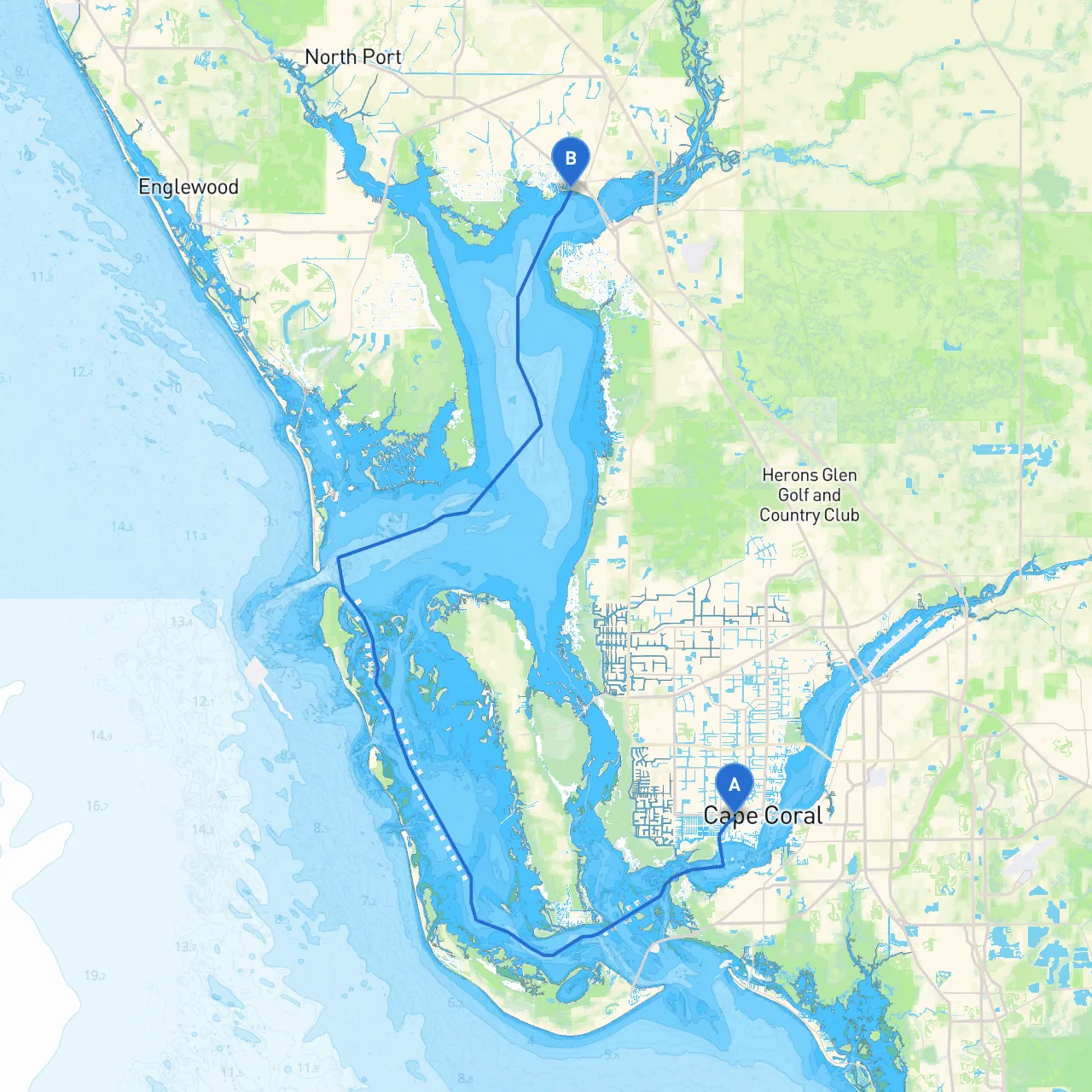Cape Coral to Port Charlotte